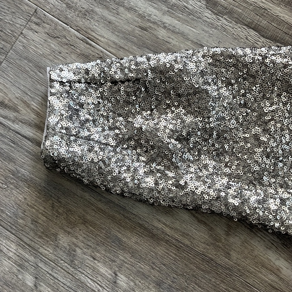 Sequin Cropped Jacket - image 6